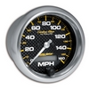 3-3/8" SPEEDOMETER, 0-160 MPH, CARBON FIBER